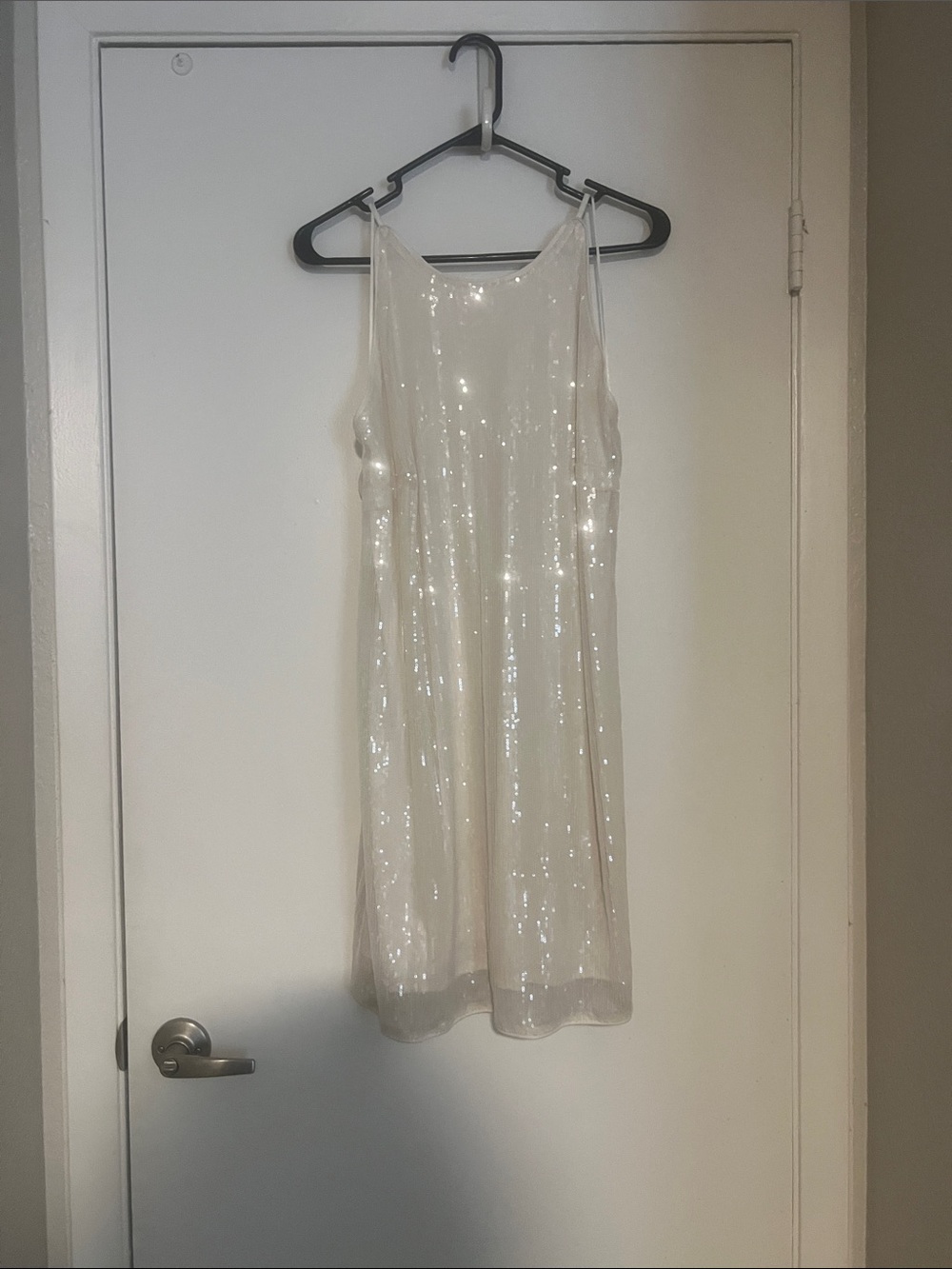 a new day Ivory Sequin Slip Mini Dress
